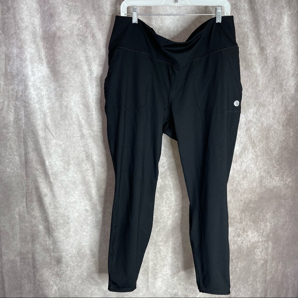 Torrid Black Full Length Active Performance Core … - image 2